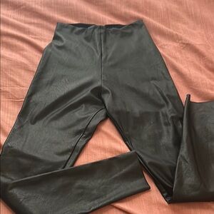 Commando Black Faux Leather Leggings